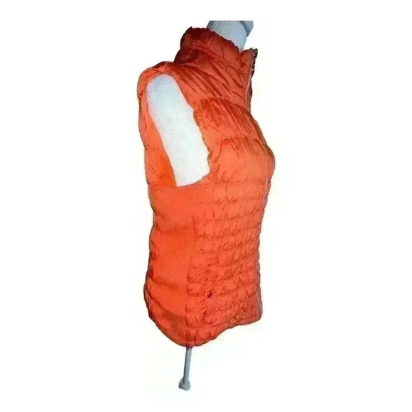 Andrew Marc Marc New York Puffer Vest Women's large orange Quilted Jacket - Picture 4 of 11